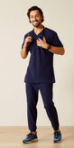 Derham 6 Pocket Scrub Top Full